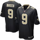 Youth Nike New Orleans Saints &9 Drew Brees Elite Black Team Color NFL Jersey