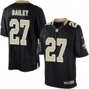 Youth Nike New Orleans Saints &27 Champ Bailey Elite Black Team Color NFL Jersey