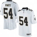 Youth Nike New Orleans Saints &54 Khairi Fortt Elite White NFL Jersey