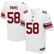Hommes Nike New York Giants # 58 Carl Banks Élite blanc NFL Maillot Magasin