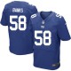 Hommes Nike New York Giants # 58 Carl Banks élite bleu Royal équipe NFL Maillot Magasin de couleur