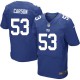 Men Nike New York Giants &53 Harry Carson Elite Royal Blue Team Color NFL Jersey