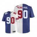 Men Nike New York Giants &90 Jason Pierre-Paul Elite Team/Road Two Tone NFL Jersey