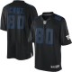 Men Nike New York Giants &80 Victor Cruz Elite Black Impact NFL Jersey
