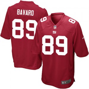 Giants de New York Nike jeunesse # 89 marque Bavaro Élite rouge alternent NFL Maillot Magasin