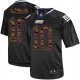 Men Nike New York Giants &10 Eli Manning Elite Black Camo Fashion NFL Jersey