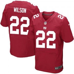 Hommes Nike New York Giants # 22 David Wilson Élite rouge alternent NFL Maillot Magasin