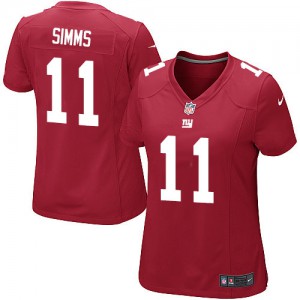Femmes Nike New York Giants # 11 Phil Simms élite rouge alternent NFL Maillot Magasin