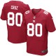 Men Nike New York Giants &80 Victor Cruz Elite Red Alternate NFL Jersey
