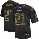 Men Nike Baltimore Ravens &21 Lardarius Webb Elite Black Camo Fashion NFL Jersey
