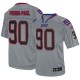 Men Nike New York Giants &90 Jason Pierre-Paul Elite Lights Out Grey NFL Jersey