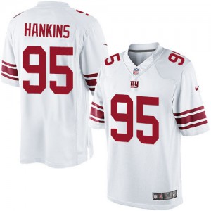 Giants de New York Nike jeunesse # 95 Johnathan Hankins Élite blanc NFL Maillot Magasin