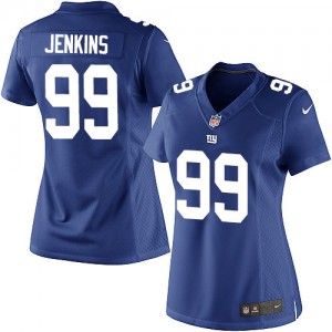 Femmes Nike New York Giants # 99 Cullen Jenkins Élite bleu Royal équipe NFL Maillot Magasin de couleur