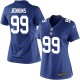 Women Nike New York Giants &99 Cullen Jenkins Elite Royal Blue Team Color NFL Jersey
