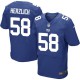 Men Nike New York Giants &58 Mark Herzlich Elite Royal Blue Team Color NFL Jersey