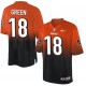 Men Nike Cincinnati Bengals &18 A.J. Green Elite Orange/Black Fadeaway NFL Jersey
