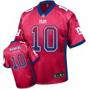 Men Nike New York Giants &10 Eli Manning Elite Red Drift Fashion NFL Jersey