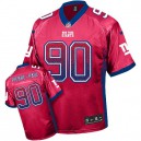 Men Nike New York Giants &90 Jason Pierre-Paul Elite Red Drift Fashion NFL Jersey