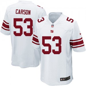 Giants de New York Nike jeunesse # 53 Harry Carson Élite blanc NFL Maillot Magasin