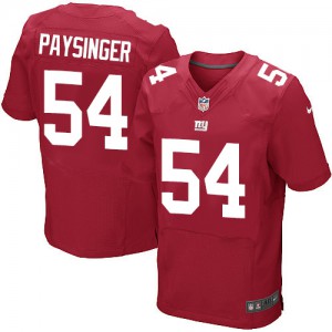 Hommes Nike New York Giants # 54 Spencer Paysinger Élite rouge alternent NFL Maillot Magasin