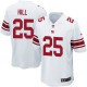Youth Nike New York Giants &25 Will Hill Elite White NFL Jersey