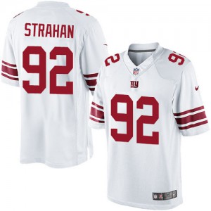 Giants de New York Nike jeunesse # 92 Michael Strahan Élite blanc NFL Maillot Magasin