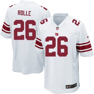 Giants de New York Nike jeunesse # 26 Antrel Rolle Élite blanc NFL Maillot Magasin