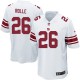 Youth Nike New York Giants &26 Antrel Rolle Elite White NFL Jersey