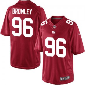 Giants de New York Nike jeunesse # 96 Jay Bromley Élite rouge alternent NFL Maillot Magasin