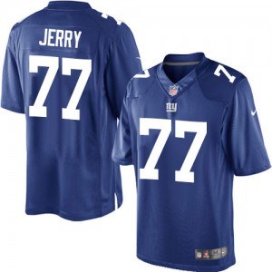 Giants de New York Nike jeunesse # 77 John Jerry Élite bleu Royal équipe NFL Maillot Magasin de couleur Giants de New York Nike jeunesse # 77 John Jerry Élite bleu Royal équipe NFL Maillot Magasin de couleur