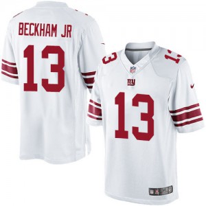 Giants de New York Nike jeunesse # 13 Odell Beckham Jr Élite blanc NFL Maillot Magasin