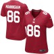 Women Nike New York Giants &86 Mario Manningham Elite Red Alternate NFL Jersey