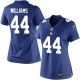 Women Nike New York Giants &44 Andre Williams Elite Royal Blue Team Color NFL Jersey