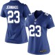 Women Nike New York Giants &23 Rashad Jennings Elite Royal Blue Team Color NFL Jersey