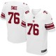 Men Nike New York Giants &76 Chris Snee Elite White NFL Jersey