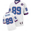 Mitchell and Ness New York Giants &89 Mark Bavaro White Authentic Throwback NFL Jersey