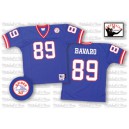 Mitchell and Ness New York Giants &89 Mark Bavaro Blue Authentic Throwback NFL Jersey
