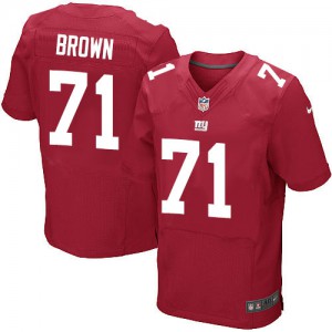 Hommes Nike New York Giants # 71 Charles Brown élite rouge alternent NFL Maillot Magasin