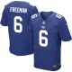 Men Nike New York Giants &6 Josh Freeman Elite Royal Blue Team Color NFL Jersey