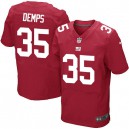 Men Nike New York Giants &35 Quintin Demps Elite Red Alternate NFL Jersey