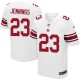 Men Nike New York Giants &23 Rashad Jennings Elite White NFL Jersey