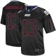 Men Nike New York Giants &13 Odell Beckham Jr Elite Lights Out Black NFL Jersey