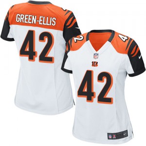 Femmes Nike Cincinnati Bengals # 42 BenJarvus Green-Ellis Élite blanc NFL Maillot Magasin