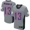 Men Nike New York Giants &13 Odell Beckham Jr Elite Grey Shadow NFL Jersey