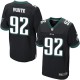 Men Nike Philadelphia Eagles &92 Reggie White Elite Black Alternate NFL Jersey