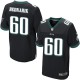 Men Nike Philadelphia Eagles &60 Chuck Bednarik Elite Black Alternate NFL Jersey