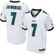 Men Nike Philadelphia Eagles &7 Ron Jaworski Elite White NFL Jersey