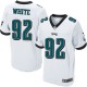 Men Nike Philadelphia Eagles &92 Reggie White Elite White NFL Jersey