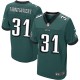 Eagles de Philadelphie Hommes Nike # 31 Wilbert Montgomery minuit élite vert couleur NFL maillot de Team