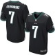 Men Nike Philadelphia Eagles &7 Ron Jaworski Elite Black Alternate NFL Jersey